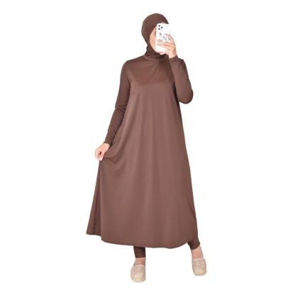 Burqini 4 delig Brown
